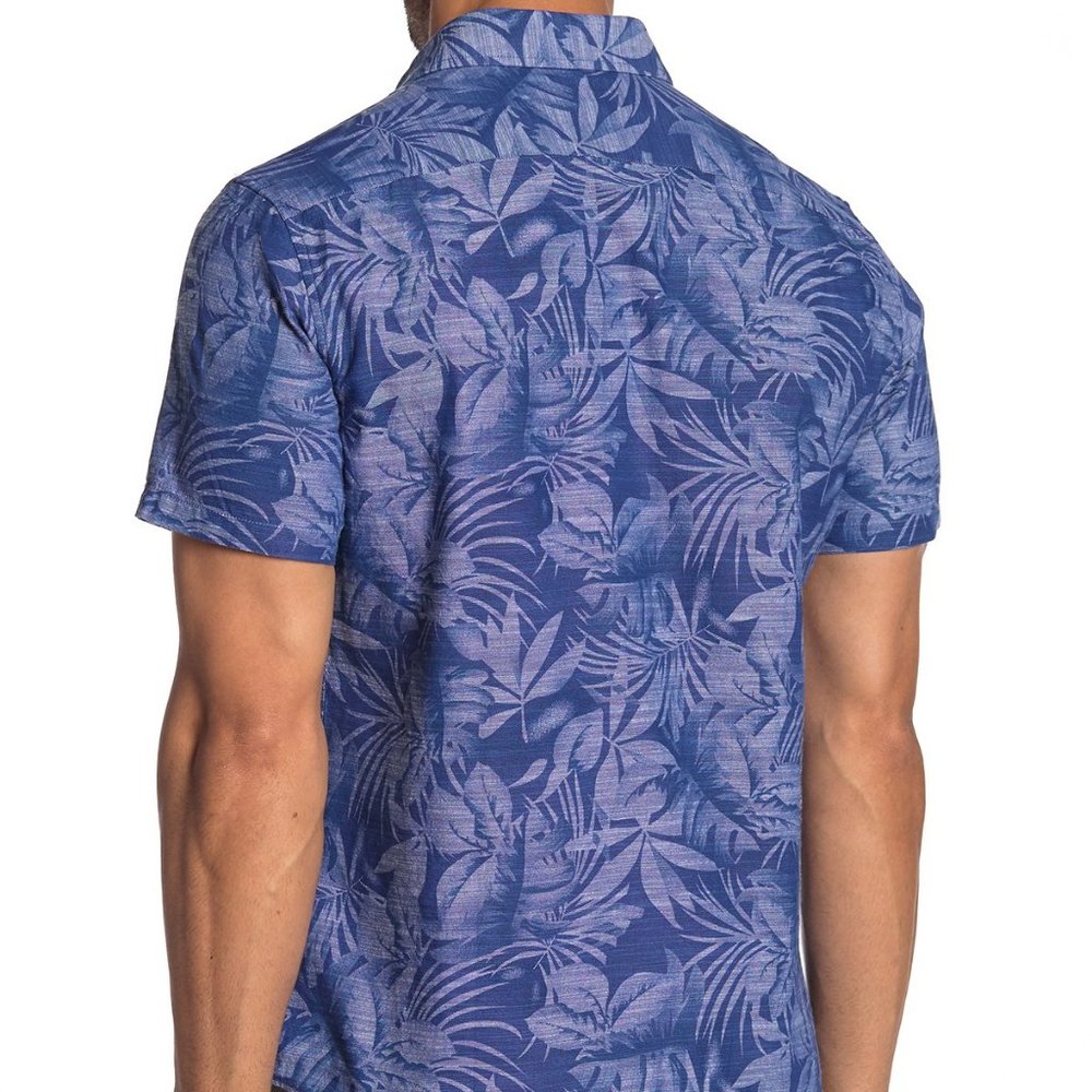 SLATE & STONE Mens NEW Short Sleeve Hawaiian Dress Shirt Top M Cotton $128 🎉HP - Picture 5 of 12